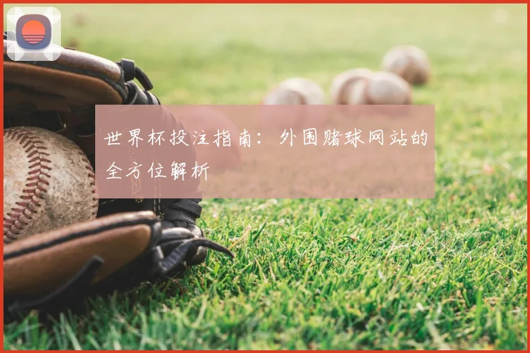 世界杯投注指南：外围赌球网站的全方位解析