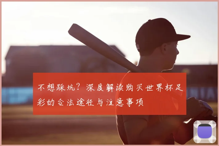 不想踩坑？深度解读购买世界杯足彩的合法途径与注意事项